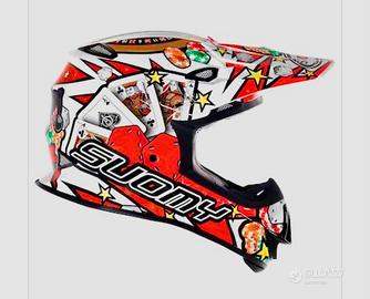Casco motocross Suony in fibra tgoa M come nuovo