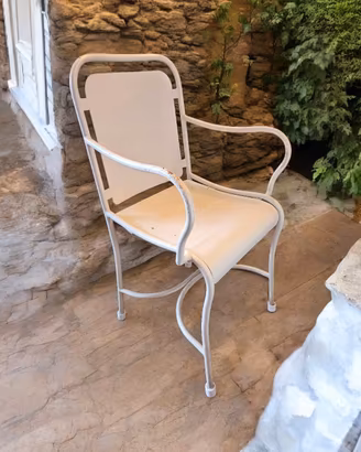 Sedia in ferro curvato anni 30