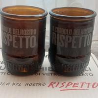 Coppia di bicchieri da collezione Ichnusa