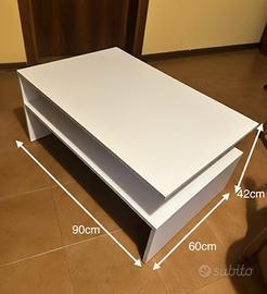 Tavolo bianco da salotto