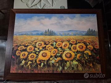 Quadro girasoli