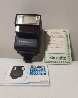 Flash starblitz 2800dfni per reflex nikon