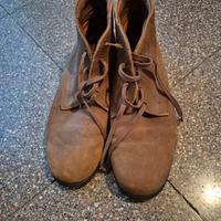 Stivaletti uomo camoscio marrone 41 buono  stato 