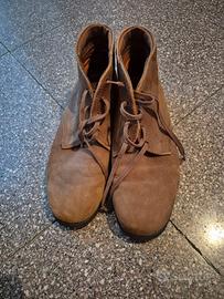 Stivaletti uomo camoscio marrone 41 buono  stato 