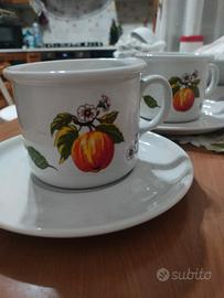 tazze porcellana cipa made in Italy vintage 