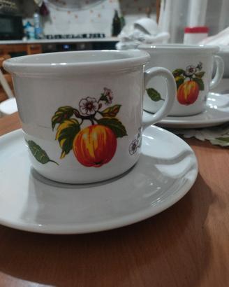 tazze porcellana cipa made in Italy vintage 