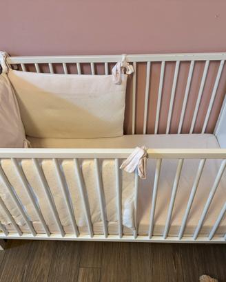 Lettini culla Smagora Ikea con materasso e paracol