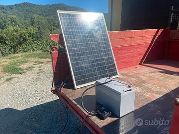Kit dotovoltaico 120w per camper - baita - van - r