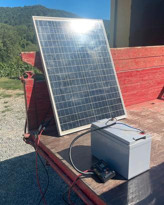 Kit dotovoltaico 120w per camper - baita - van - r