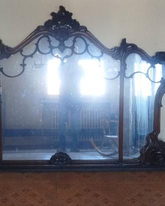  Specchio Chippendale in legno, inizio XX secolo