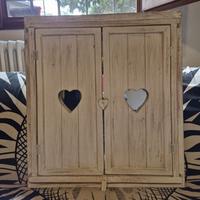 Spechio finestra con cuori Maison du monde