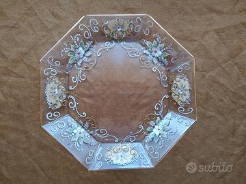 Piatti di vetro Tre Fuochi Murano