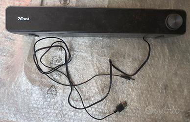 sound bar Trust, alimentazione tramite porta usb
