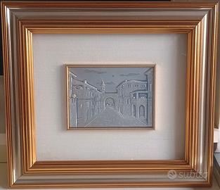 Quadro in argento 996 Collezione Alliani