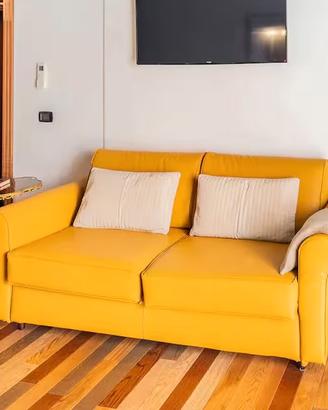 DIVANO LETTO ECOPELLE  140