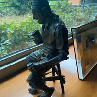 Borsa in tela bianca Prada misure in foto