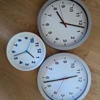Set 3 Orologi da Parete IKEA