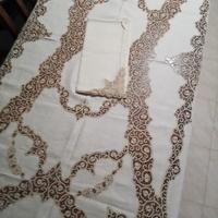 tovaglia lino antica in cantu