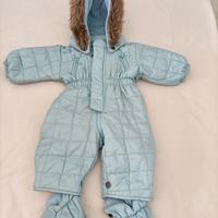 Tuta imbottita bimbo Benetton tg. 6 mesi