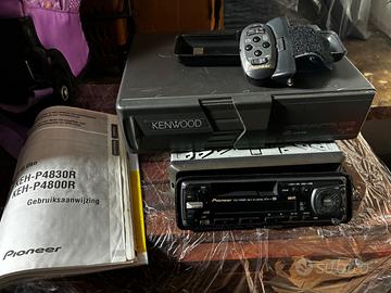 Autoradio pioneer con caricatore CD,  SUBWOOFER