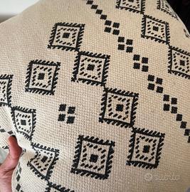 coppia di federe per cuscini arredo divano salotto