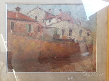 Quadro a olio su tela