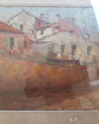 Quadro a olio su tela