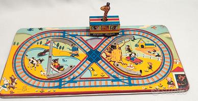 PISTA TRENINO LATTA TPS MADE JAPAN '50 TIN LITHO