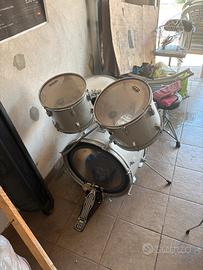 batteria McCoy silver glitter
