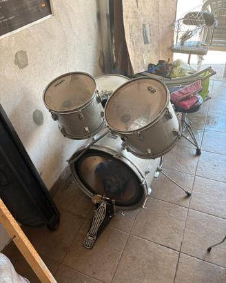 batteria McCoy silver glitter