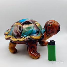 Tartaruga vintage in vetro di Murano 22 cm