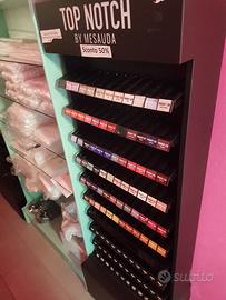 espositore da terra full led per smalto gel