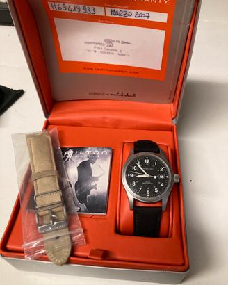 Hamilton khaki field mechanical 38
