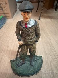 Golfista in ferro battuto