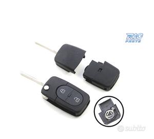 ALLOGGIAMENTO CHIAVE AUDI QUADRATA 2 PULSANTI CON 