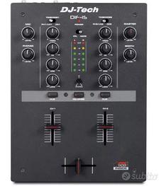 MIXER 2 CANALI CON MINI INNOFADER dj dif 1 s