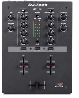 MIXER 2 CANALI CON MINI INNOFADER dj dif 1 s