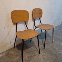 4 sedie vintage in formica