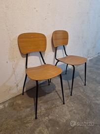 4 sedie vintage in formica