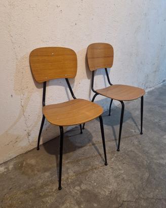 4 sedie vintage in formica
