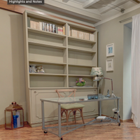 Libreria di falegname in legno