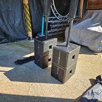 impianto audio completo k-array pinnacle/kobra