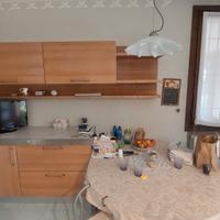 cucina moderna FT in rovere decappato e marmo