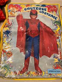Vestito di carnevale stile spiderman 11-12 anni