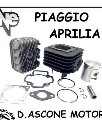 KIT CILINDRO CON TESTA D.47 70CC X MOTORI PIAGGIO 
