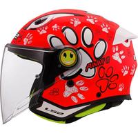 CASCO BIMBO LS2 OF622 TG L 51/52 CM FUNNY 2 PAWS R