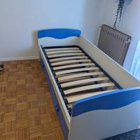 Letto singolo estraibile