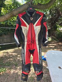 Tuta da moto in pelle Suomy Shock Tecnology Tg 48