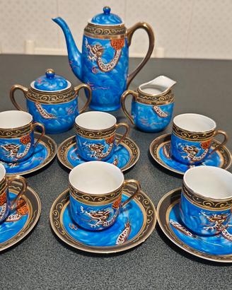 Servizio da Caffè Giapponese vintage in porcellana