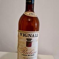 Bottiglia vino rosso Vignali “Rubino" 1983